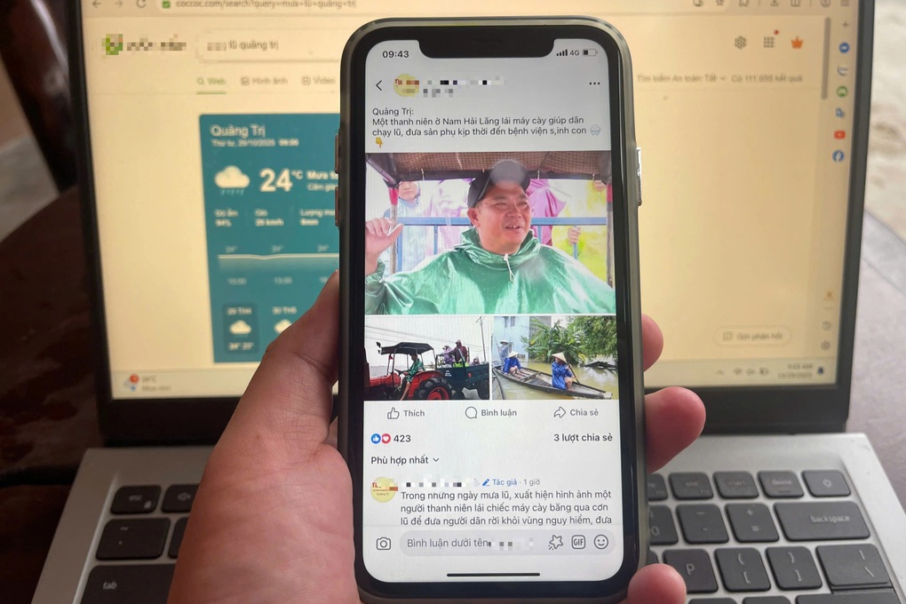 Người đàn ông dùng máy cày vượt lũ, giúp sản phụ, người bệnh đi cấp cứu - 3 Người đàn ông dùng máy cày vượt lũ, giúp sản phụ, người bệnh đi cấp cứu - 3