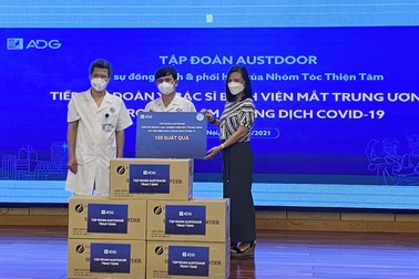 Tập đoàn Austdoor tiếp sức Bệnh viện Mắt TW hỗ trợ miền Nam chống dịch