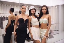 Á hậu Thảo Nhi Lê diện váy ngắn cá tính, hội ngộ dàn mỹ nhân chân dài