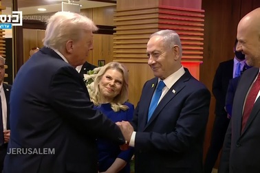 Thủ tướng Israel chào đón Tổng thống Mỹ sau thỏa thuận hòa bình ở Gaza