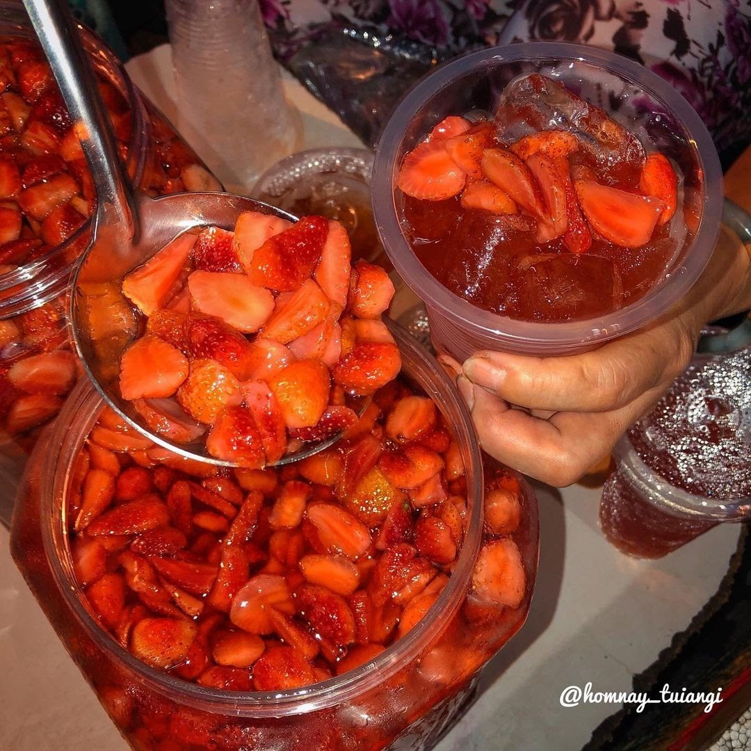 Lạ miệng món trà dâu - thức uống giải nhiệt của người Sài Gòn - 7