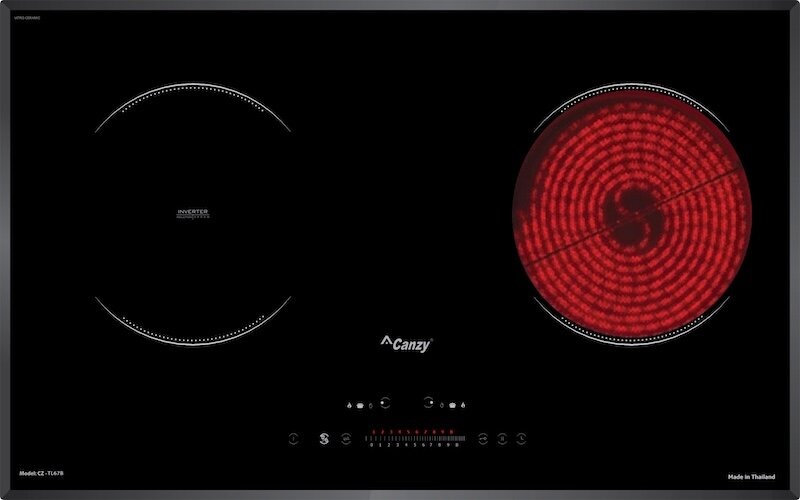 Bếp từ hồng ngoại Canzy CZ-TL67B sang trọng và đẳng cấp cho căn bếp hiện đại