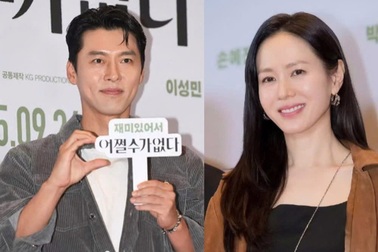 Tài tử Hyun Bin bảnh bao tới ủng hộ bà xã Son Ye Jin