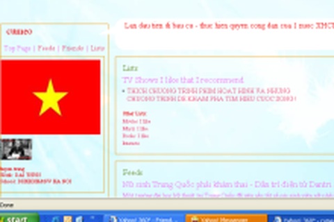 Cảm xúc bầu cử “rộn ràng” trên blog 