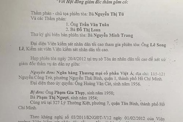 Công dân nộp đơn xin kháng nghị ngay sau khi toà tuyên bản án phúc thẩm