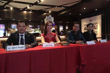Hoa hậu Anh Đào làm giám khảo Hoa hậu Việt Nam áo dài tại Mỹ