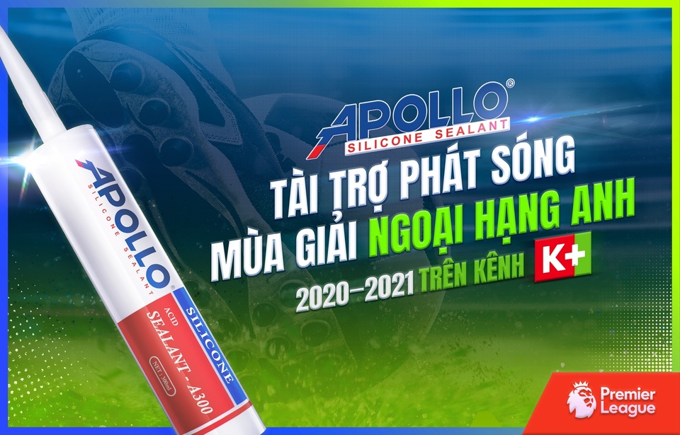 Apollo Silicone tài trợ phát sóng giải Ngoại hạng Anh mùa giải 2020-2021 - 1