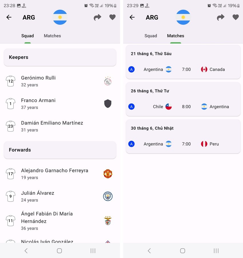 Ứng dụng lịch thi đấu Copa America 2024 dành cho các tín đồ bóng đá - 4 Ứng dụng lịch thi đấu Copa America 2024 dành cho các tín đồ bóng đá - 4