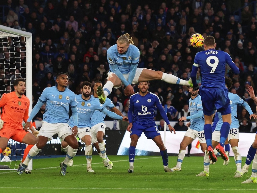 Haaland ghi bàn trở lại, Man City thắng trên sân Leicester - 2