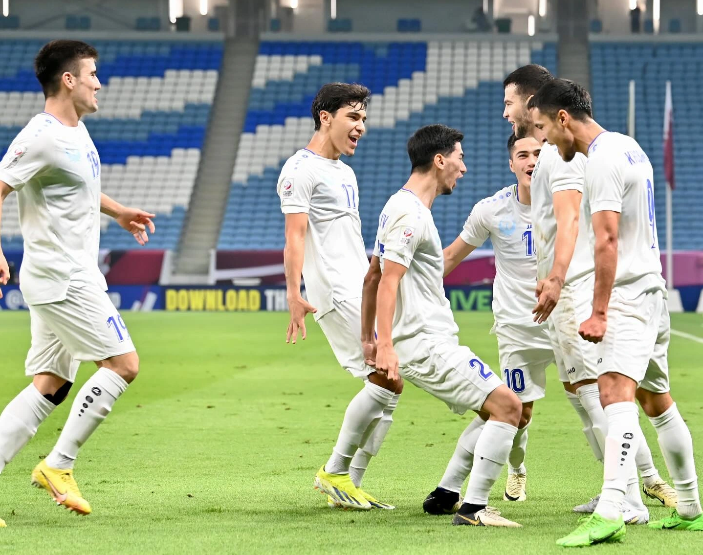 U23 Uzbekistan dẫn đầu bảng D giải U23 châu Á 2024 (Ảnh: UFA).