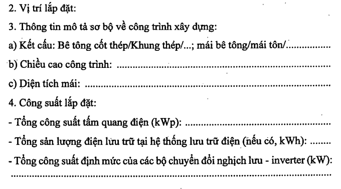 3 bước thông báo EVN khi người dân lắp điện mặt trời mái nhà - 1