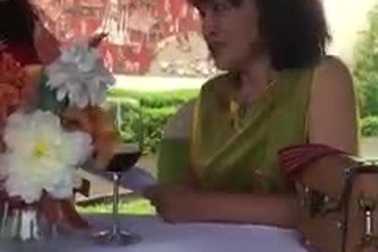 Rò rỉ clip bà Bích và bà Sa "cà khịa" (Nguồn Tik Tok)