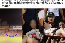 Báo châu Á bàng hoàng khi thấy nữ CĐV Việt Nam nhập viện vì… pháo sáng