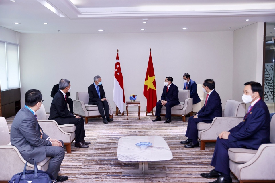 Thủ tướng Phạm Minh Chính gặp Thủ tướng Campuchia, Singapore, Malaysia - 2 Thủ tướng Phạm Minh Chính gặp Thủ tướng Campuchia, Singapore, Malaysia - 2