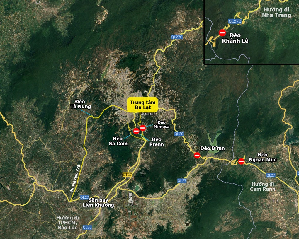 Thêm một tuyến đường kết nối Đà Lạt hạn chế lưu thông - 1