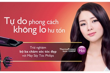 Máy sấy tóc “ba trong một” cho mái tóc khỏe đẹp