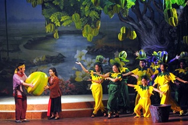 Đưa cổ tích lên sân khấu chèo 