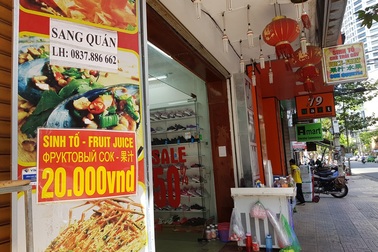 Nha Trang: Hàng loạt cửa hàng ở "phố tây" đóng cửa, trả mặt bằng