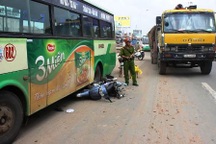 Liên tiếp 2 vụ tai nạn xe buýt, một người tử vong