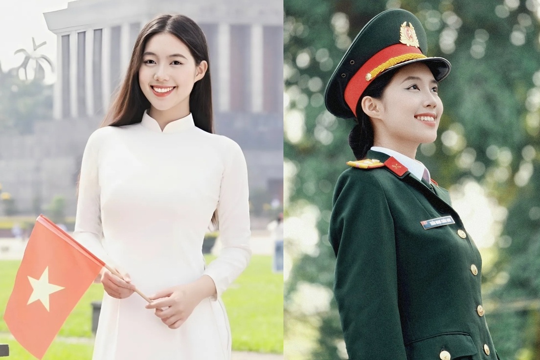 Nhan sắc Thiếu úy quân nhân 22 tuổi gây chú ý tại cuộc thi Hoa hậu Việt Nam