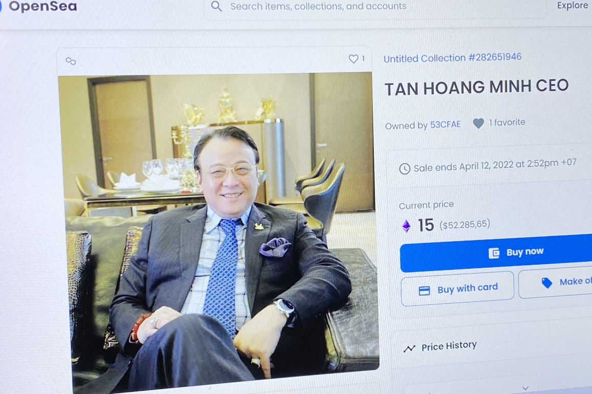 Giá trị thật của NFT tiền tỉ hình chủ tịch Tân Hoàng Minh là bao nhiêu? - 1 Giá trị thật của NFT tiền tỉ hình chủ tịch Tân Hoàng Minh là bao nhiêu? - 1