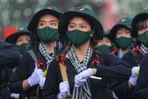 Lực lượng vũ trang TPHCM uy nghi, dũng mãnh ở Lễ ra quân huấn luyện 2022