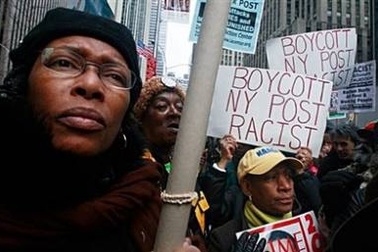Báo New York Post xin lỗi vì bức biếm họa tinh tinh