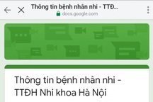 Gia đình có trẻ nhiễm Covid-19 tại Hà Nội có thể đăng ký tư vấn qua mạng