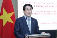 Chủ tịch nước Lương Cường gặp mặt cộng đồng người Việt Nam tại Angola
