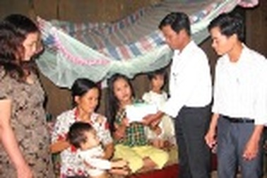  Cháu Phạm Thị Thành đã có cơ hội đi mổ tim