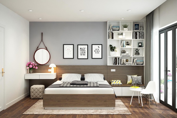 Ý tưởng thiết kế nội thất phòng ngủ diện tích 15m² với tổng chi phí 20 triệu đồng - Ảnh 8. Ý tưởng thiết kế nội thất phòng ngủ diện tích 15m² với tổng chi phí 20 triệu đồng - Ảnh 8.