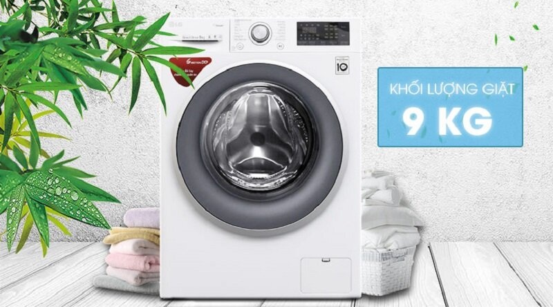 Máy giặt LG Inverter 9 kg FV1409S3W giảm giá sốc, nay chỉ còn khoảng 9 triệu đồng!