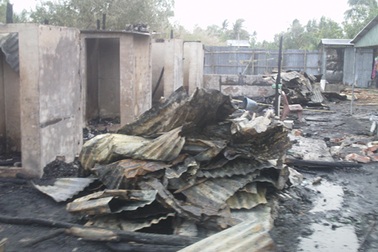 Tạm giữ người gây ra vụ cháy thiêu rụi 42 phòng trọ