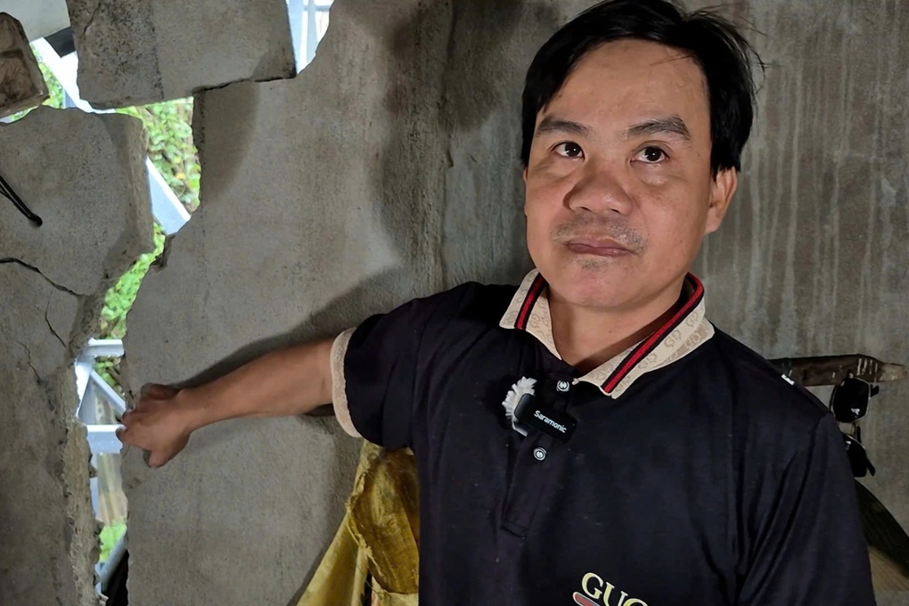 Thấp thỏm sống trong những ngôi nhà nứt toác nghiêng ra sông - 2 Thấp thỏm sống trong những ngôi nhà nứt toác nghiêng ra sông - 2