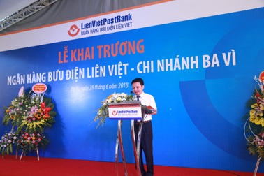 LienVietPostBank khai trương chi nhánh tại Ba Vì