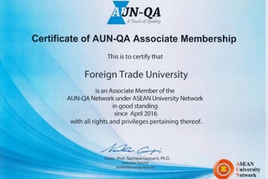 ĐH Ngoại Thương gia nhập mạng lưới đảm bảo chất lương AUN-QA