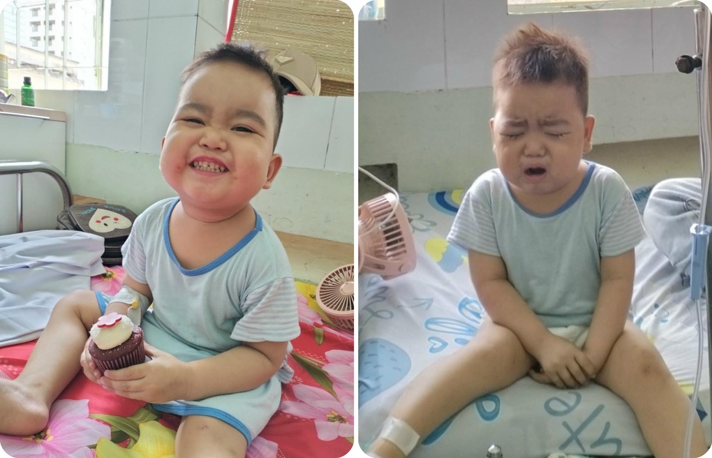 Người mẹ trẻ cầu mong kéo dài mạng sống cho bé trai 3 tuổi mắc bệnh hiếm - 2 Người mẹ trẻ cầu mong kéo dài mạng sống cho bé trai 3 tuổi mắc bệnh hiếm - 2