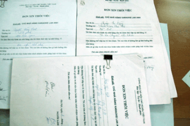 Gần 100 “đơn xin thôi việc” tại ổ mại dâm trá hình