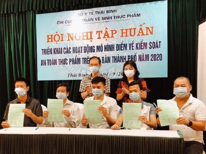 Thái Bình: Xây dựng mô hình điểm kiểm soát An toàn thực phẩm - Ảnh 1. Thái Bình: Xây dựng mô hình điểm kiểm soát An toàn thực phẩm - Ảnh 1.