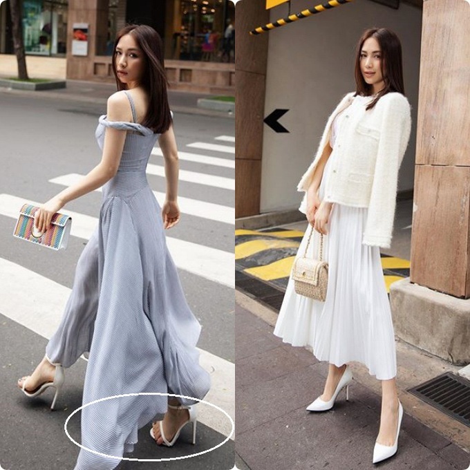 Nhìn Hòa Minzy bị tòe ngón chân khi đi cao gót, chị em - Ảnh 1. Nhìn Hòa Minzy bị tòe ngón chân khi đi cao gót, chị em - Ảnh 1.