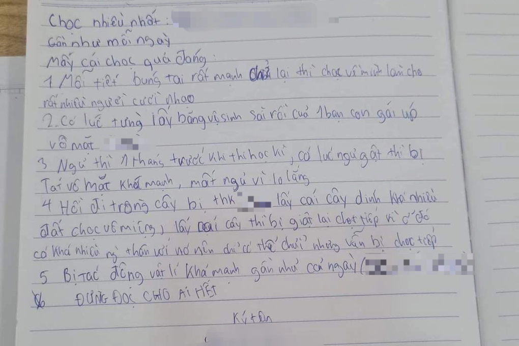 Nam sinh lớp 9 định tự tử không dưới 10 lần do bị bạo lực học đường? - 2 Nam sinh lớp 9 định tự tử không dưới 10 lần do bị bạo lực học đường? - 2