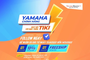 Yamaha chính thức giới thiệu gian hàng chính hãng trên Tiki