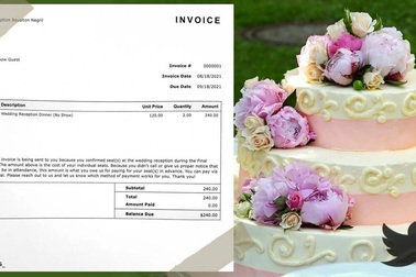 Cặp đôi gửi hóa đơn đòi tiền khách mời vì không... dự đám cưới
