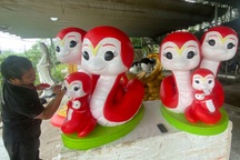 Tiết lộ các mẫu linh vật rắn dễ thương ở Huế