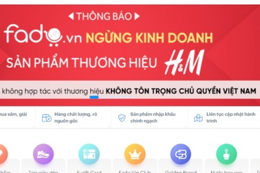 Sàn thương mại điện tử Việt Nam ngừng kinh doanh các sản phẩm của H&M