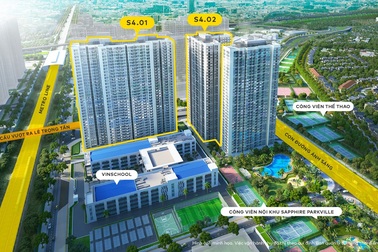 Ra mắt tòa S4.01 phân khu Sapphire Parkville - Tâm điểm ánh sáng của Vinhomes Smart City