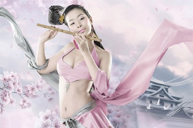 Lê Kiều Như làm “tiên nữ trong tranh” 