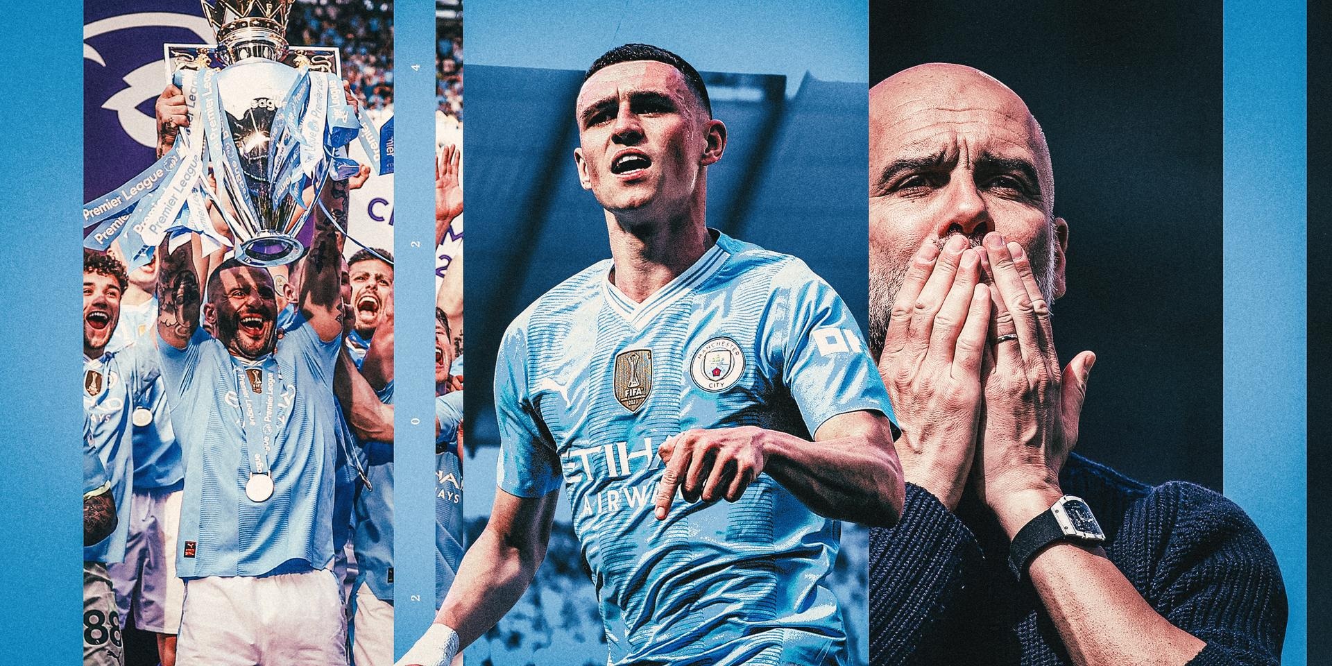 Man City 4 lần liên tiếp vô địch Premier League: Lịch sử gọi tên Guardiola
