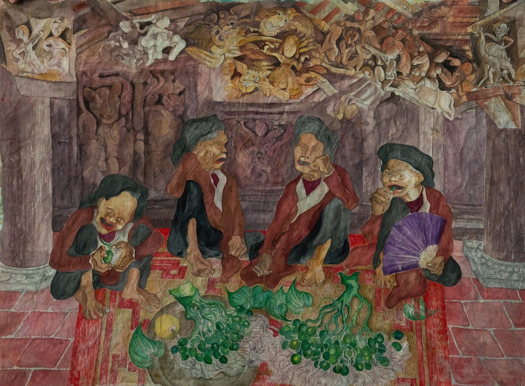 Họa sĩ Đinh Thị Kim Liên mang chiêm nghiệm về cuộc đời đến triển lãm Dòng chảy - 4 Họa sĩ Đinh Thị Kim Liên mang chiêm nghiệm về cuộc đời đến triển lãm Dòng chảy - 4