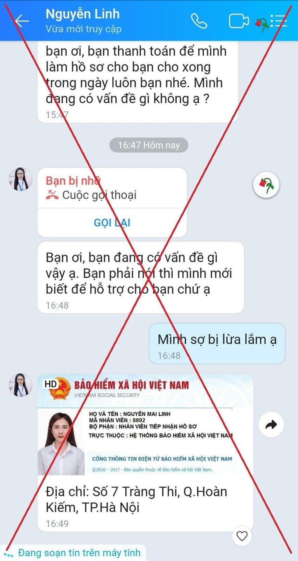Mất oan tiền vì tin dịch vụ chốt sổ online trên mạng xã hội - 1 Mất oan tiền vì tin dịch vụ chốt sổ online trên mạng xã hội - 1